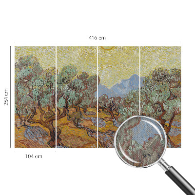 Carta da parati 3D Ulivi