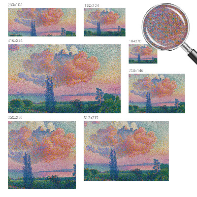 Fotomurale 3D Paesaggio colorato