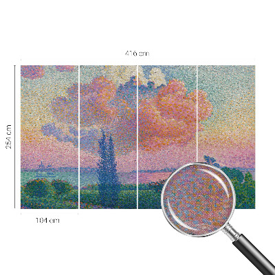 Fotomurale 3D Paesaggio colorato