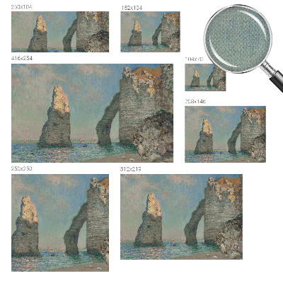 Carta da parati effetto profondità paesaggio roccioso