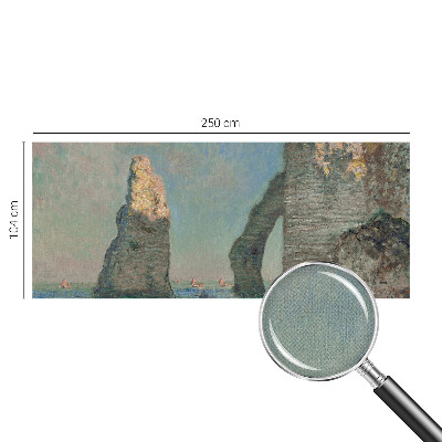 Carta da parati effetto profondità paesaggio roccioso