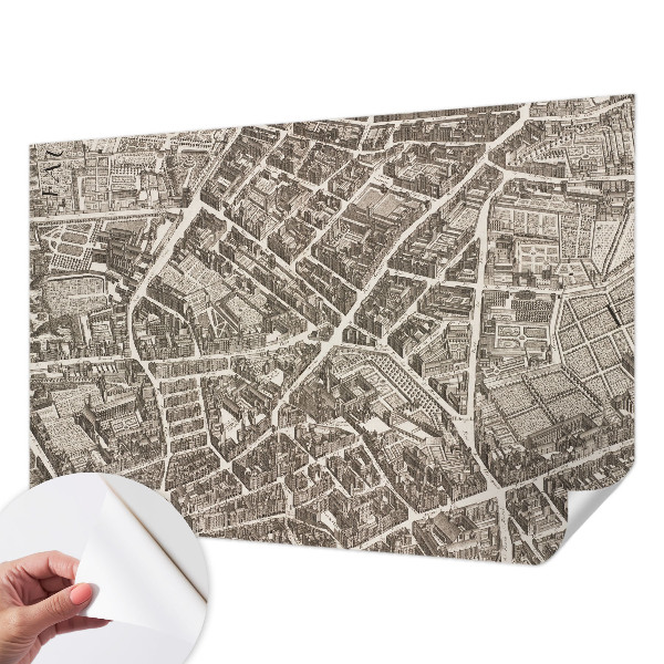 Carta da parati cameretta Labirinto urbano