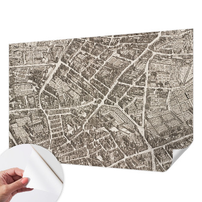 Carta da parati cameretta Labirinto urbano