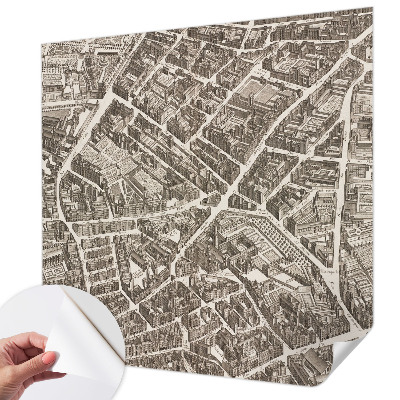 Carta da parati cameretta Labirinto urbano