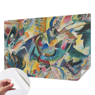 Fotomurale per cameretta astratto colorato