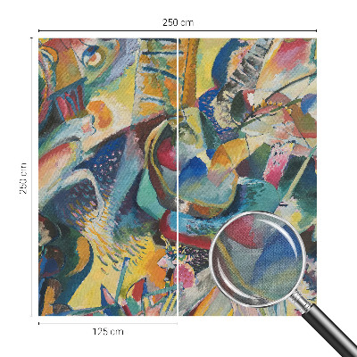 Fotomurale per cameretta astratto colorato