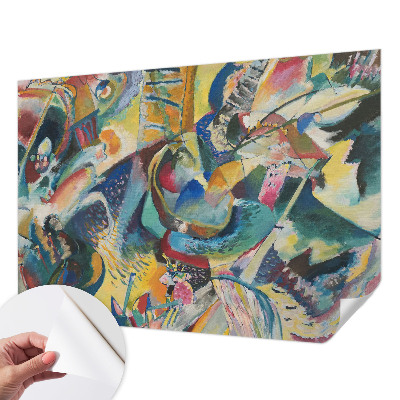 Fotomurale per cameretta astratto colorato