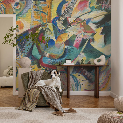 Fotomurale per cameretta astratto colorato