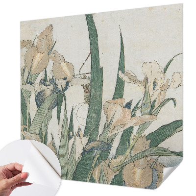 Fotomurale effetto 3D Iridi delicate