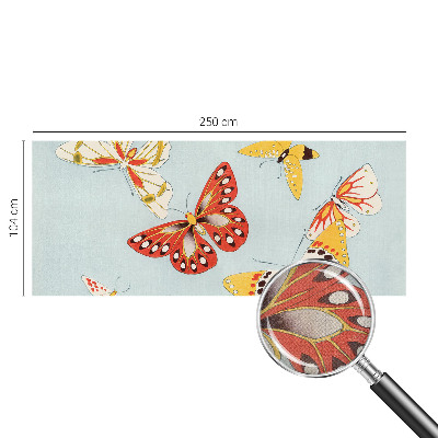 Carta da parati per cameretta Farfalle artistiche