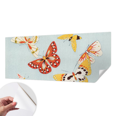 Carta da parati per cameretta Farfalle artistiche