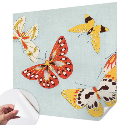 Carta da parati per cameretta Farfalle artistiche