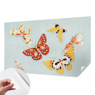 Carta da parati per cameretta Farfalle artistiche