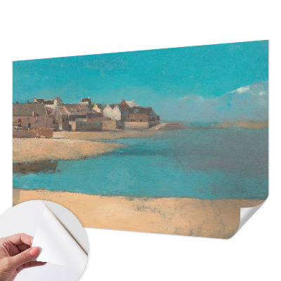 Carta da parati panoramica effetto 3D Un villaggio tranquillo