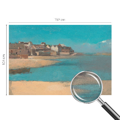 Carta da parati panoramica effetto 3D Un villaggio tranquillo