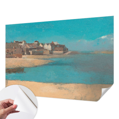 Carta da parati panoramica effetto 3D Un villaggio tranquillo