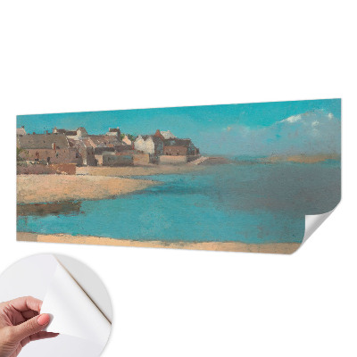 Carta da parati panoramica effetto 3D Un villaggio tranquillo