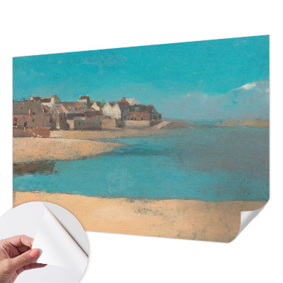 Carta da parati panoramica effetto 3D Un villaggio tranquillo