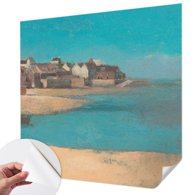Carta da parati panoramica effetto 3D Un villaggio tranquillo