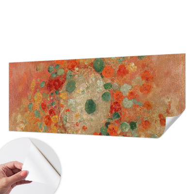 Carta da parati cameretta Fiori astratti