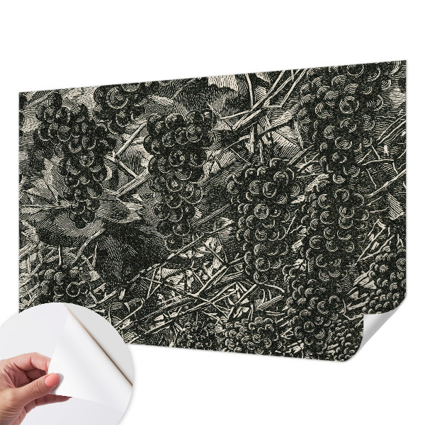 Carta da parati 3D Stampa a uva