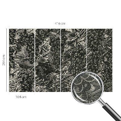 Carta da parati 3D Stampa a uva