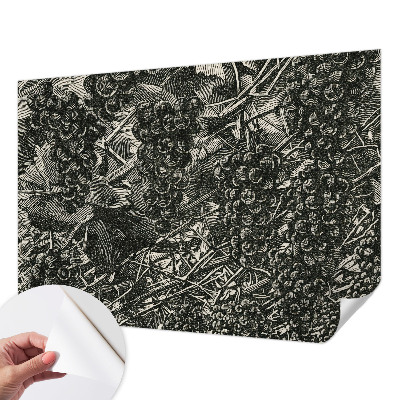 Carta da parati 3D Stampa a uva