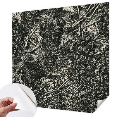 Carta da parati 3D Stampa a uva