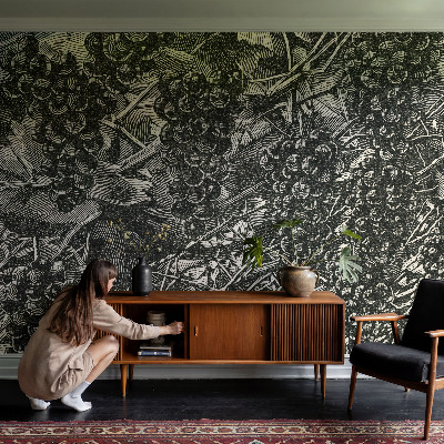 Carta da parati 3D Stampa a uva