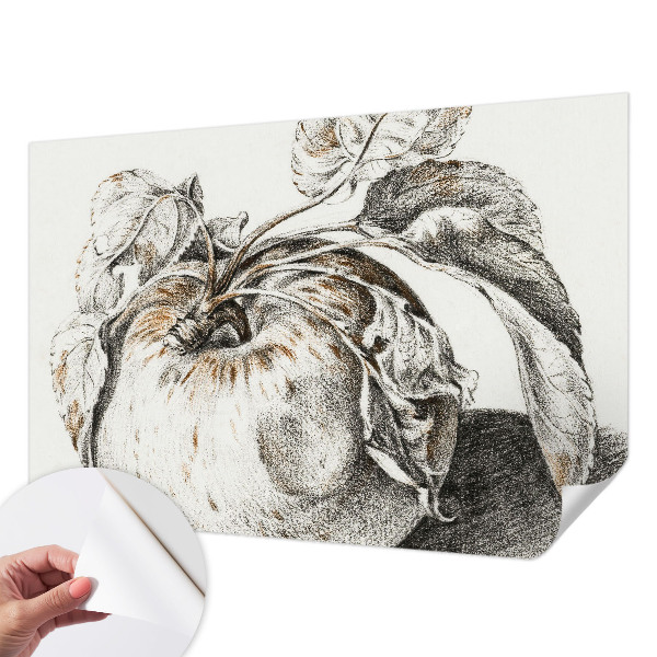 Carta da parati cameretta Foglie di melo