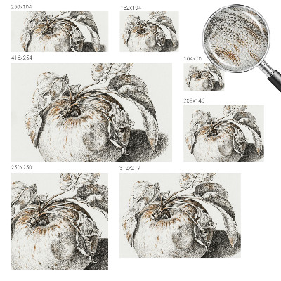 Carta da parati cameretta Foglie di melo