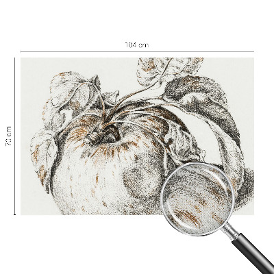 Carta da parati cameretta Foglie di melo