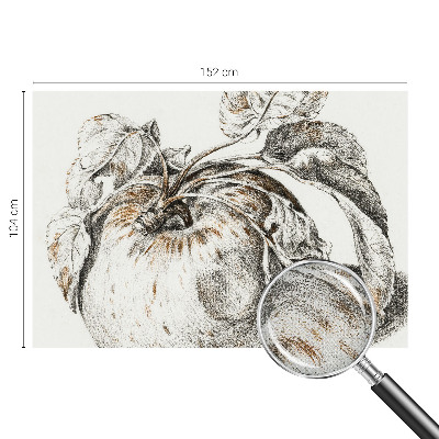 Carta da parati cameretta Foglie di melo