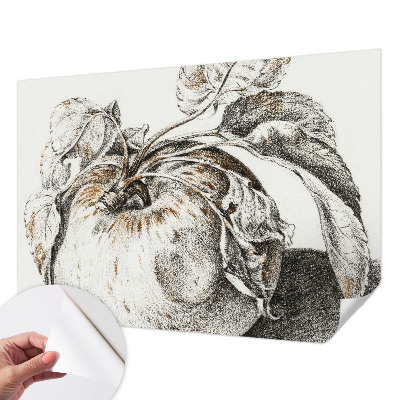 Carta da parati cameretta Foglie di melo