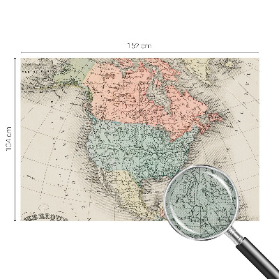 Carta da parati 3D Mappa storica