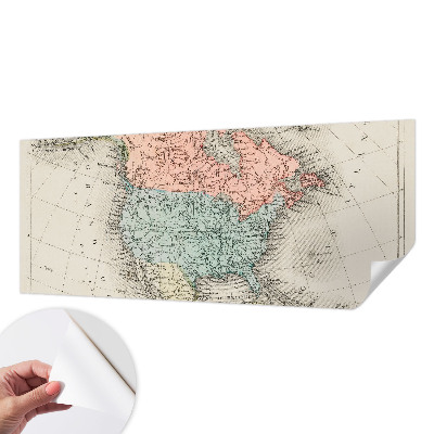 Carta da parati 3D Mappa storica