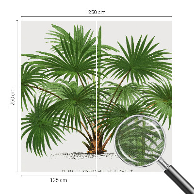 Carta da parati effetto profondità Modello esotico