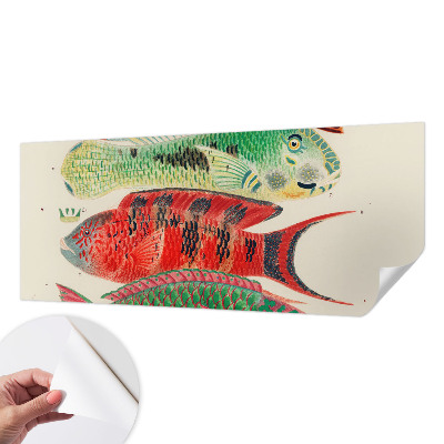 Carta da parati per cameretta Pesci esotici