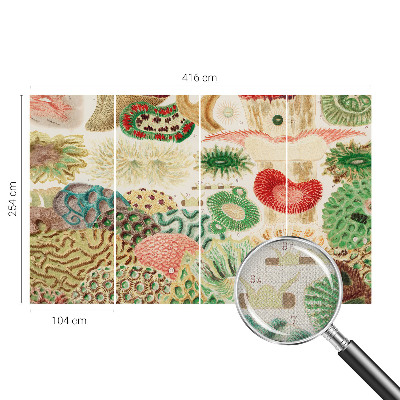 Fotomurale per cameretta Forme organiche