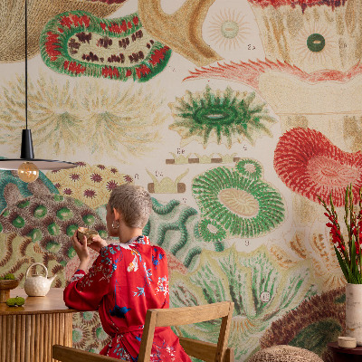 Fotomurale per cameretta Forme organiche