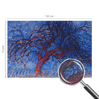 Carta da parati panoramica effetto 3D Albero della Fiamma