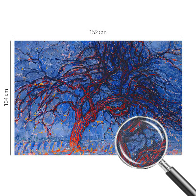 Carta da parati panoramica effetto 3D Albero della Fiamma