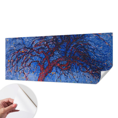 Carta da parati panoramica effetto 3D Albero della Fiamma