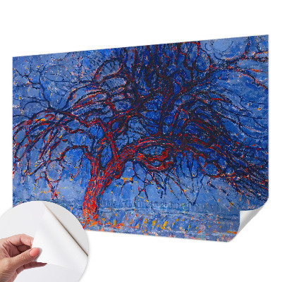 Carta da parati panoramica effetto 3D Albero della Fiamma