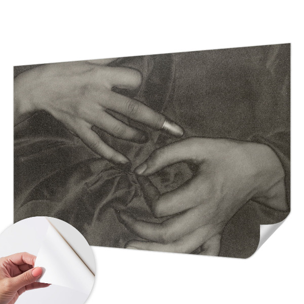 Carta da parati 3D Materiale per le mani