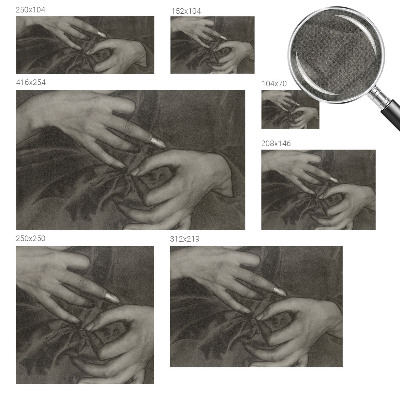 Carta da parati 3D Materiale per le mani