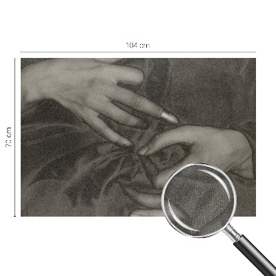 Carta da parati 3D Materiale per le mani