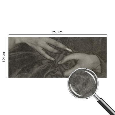 Carta da parati 3D Materiale per le mani