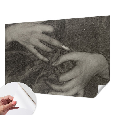 Carta da parati 3D Materiale per le mani