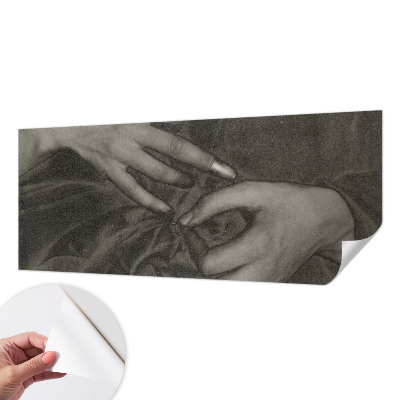 Carta da parati 3D Materiale per le mani